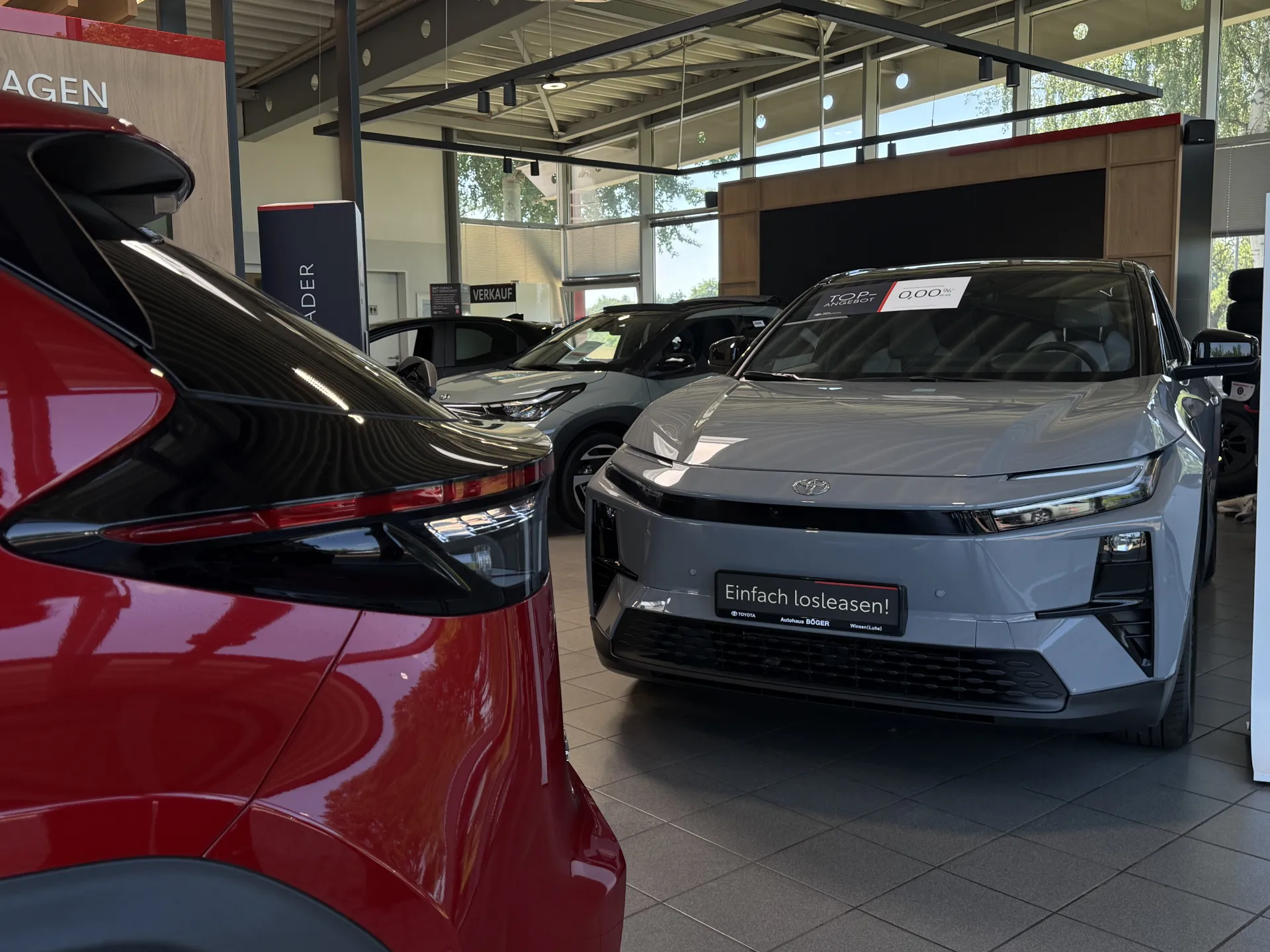 Aktuelle Modelle im Showroom