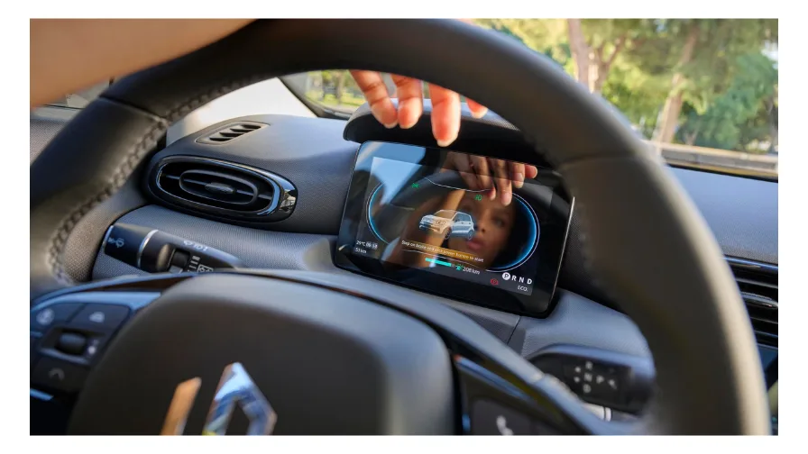 Leapmotor Cockpit mit Touchscreen
